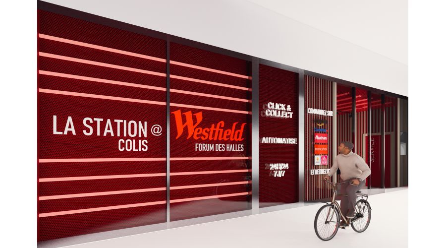 Vitrines lumineuses La Station Colis
