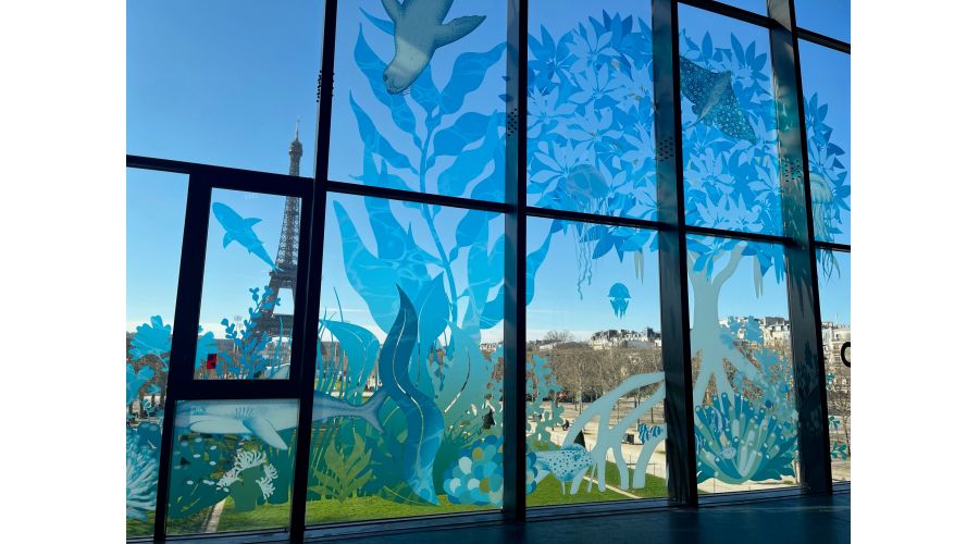 De la nature à la ville, fresque pour Change Now au Grand Palais Ephémère