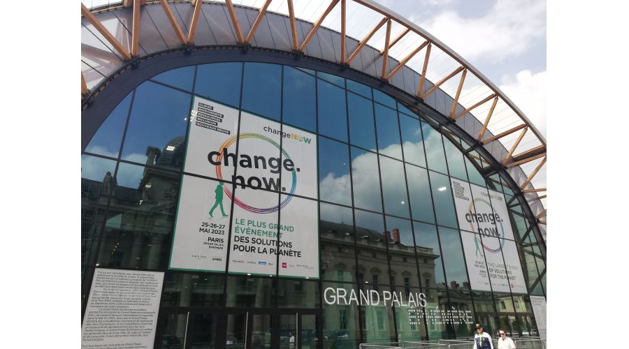 De la nature à la ville, fresque pour Change Now au Grand Palais Ephémère