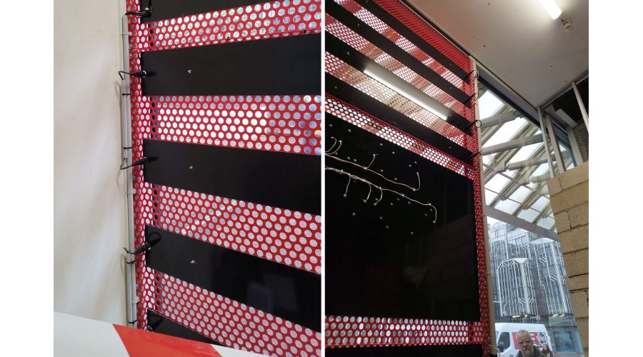 Vitrines lumineuses La Station Colis