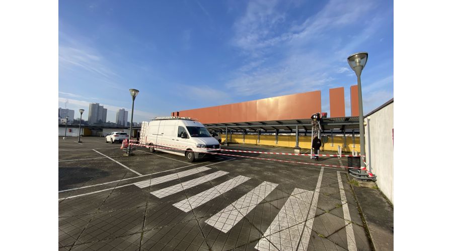 Signalétique XXL au Centre commercial Domus