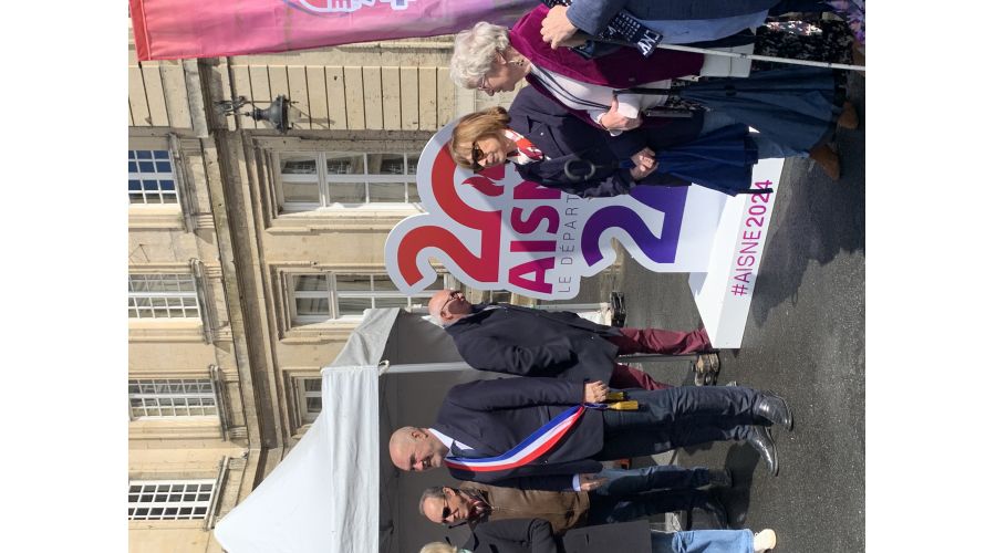 LA FLAMME OLYMPIQUE 2024 DANS L'AISNE