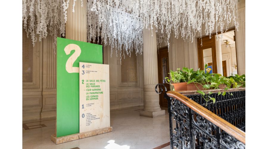 Signalétique Académie du climat et Maison de la Jeunesse