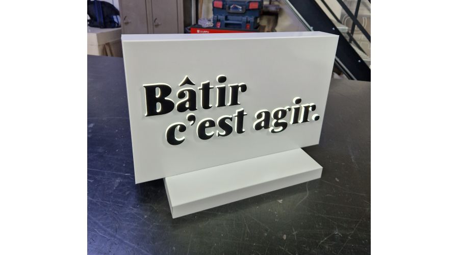ENSEIGNE MOBILE SUR BATTERIE