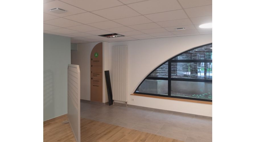 Aménagement accueil Polyclinique St Laurent Rennes
