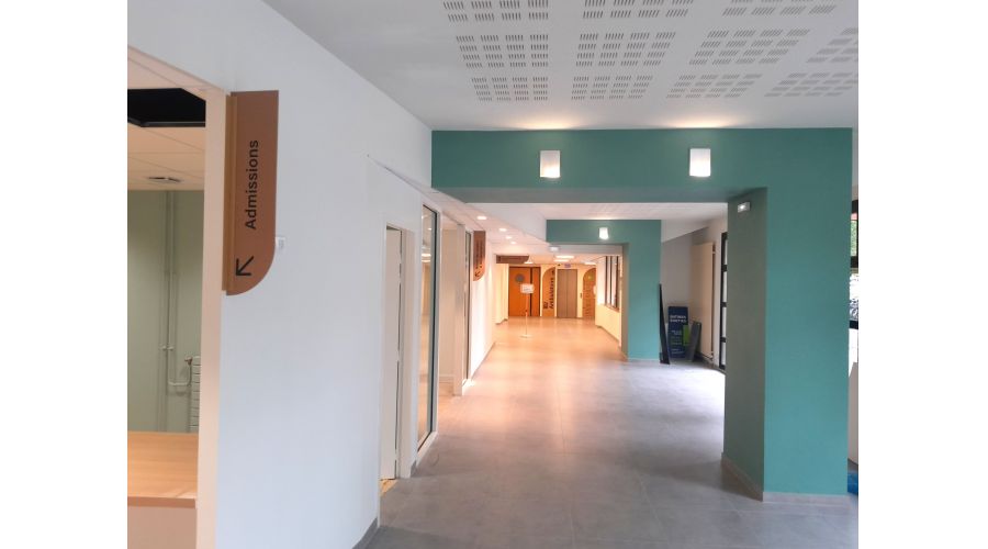 Aménagement accueil Polyclinique St Laurent Rennes