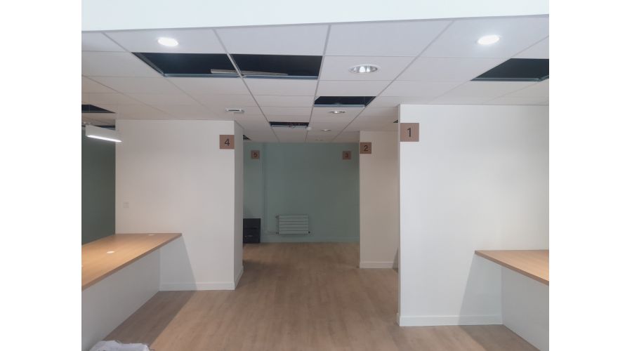 Aménagement accueil Polyclinique St Laurent Rennes