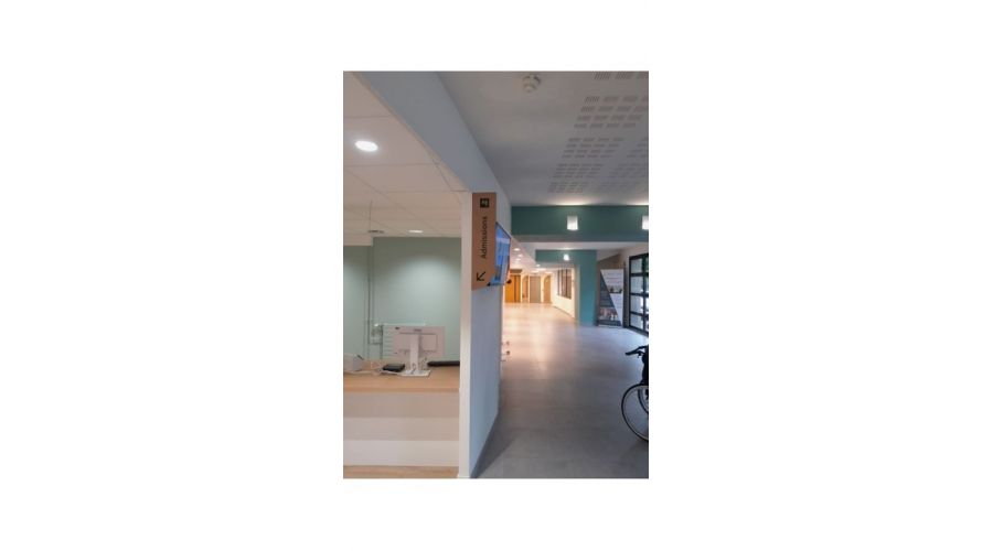 Aménagement accueil Polyclinique St Laurent Rennes