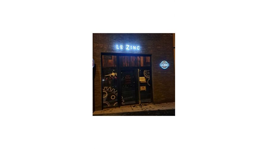 Enseigne ouverture Bar Tabac Le Zinc 