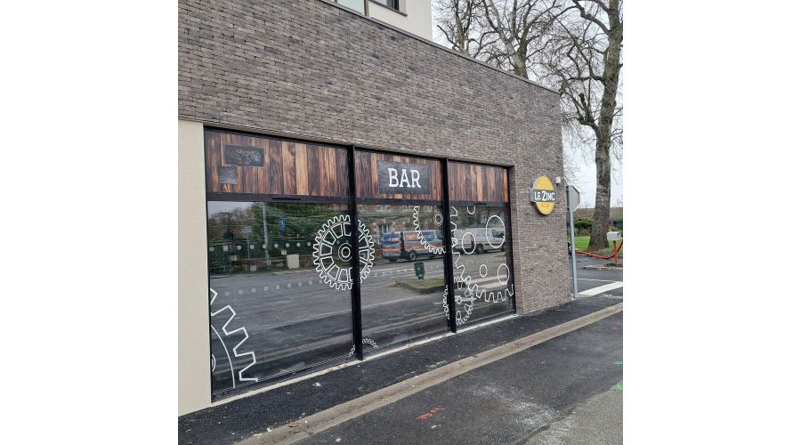 Enseigne ouverture Bar Tabac Le Zinc 