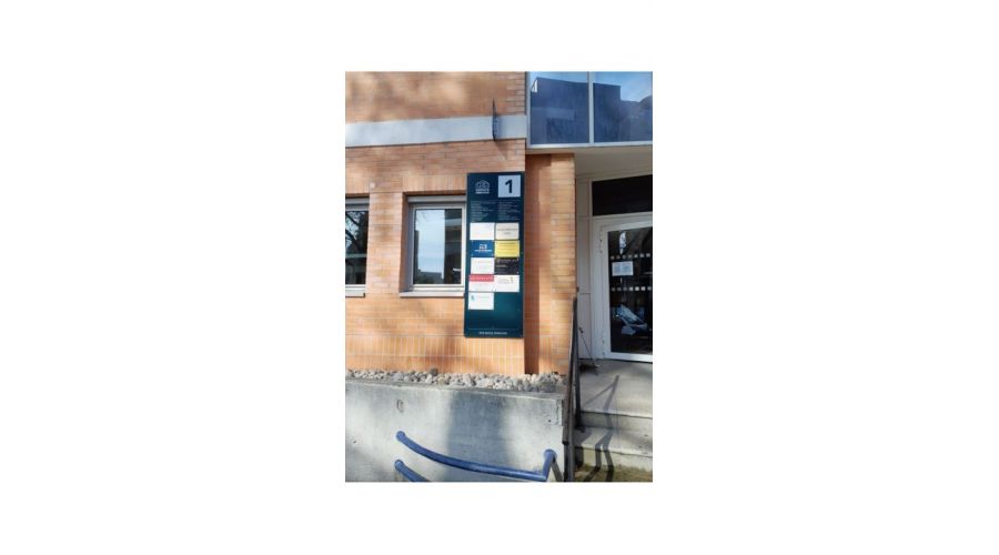 Signalétique patrimoniale sur-mesure -  Espace Oberthur