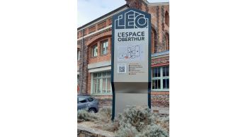 Signalétique patrimoniale sur-mesure -  Espace Oberthur