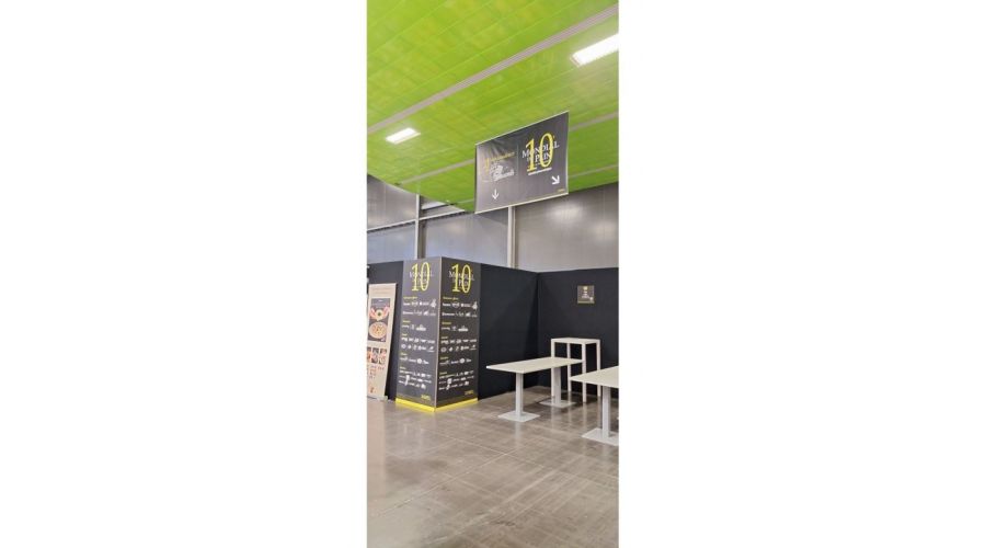 Salon Serbotel - une signalétique éco-responsable
