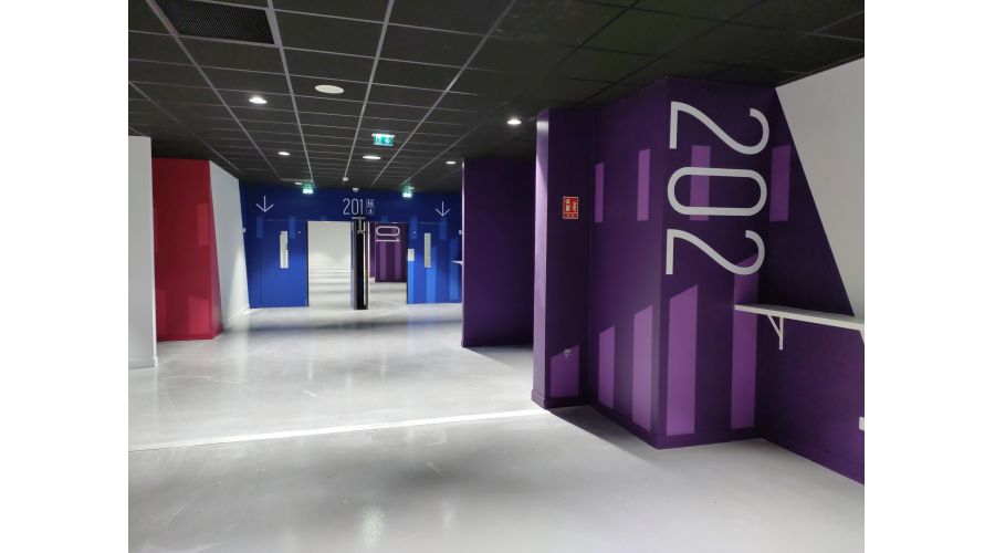 Ouverture du nouveau complexe LDLC Arena : Signalétique décorative et directionnelle