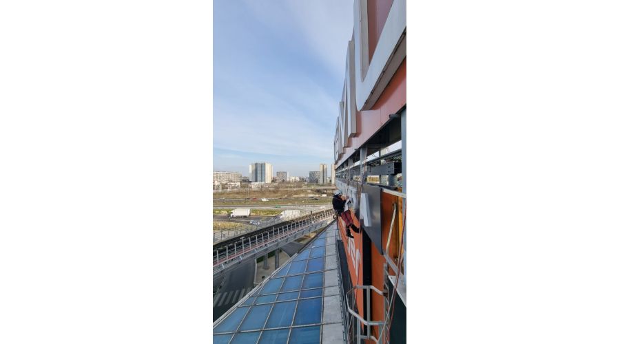 Signalétique XXL au Centre commercial Domus