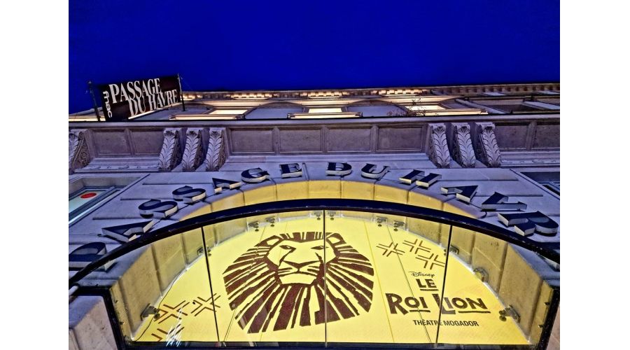 LE ROI LION THEATRE MOGADOR au Passage du Havre