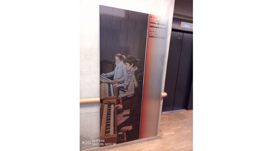 Symphonie signalétique au Conservatoire National Supérieur de Musique et de Danse de Paris