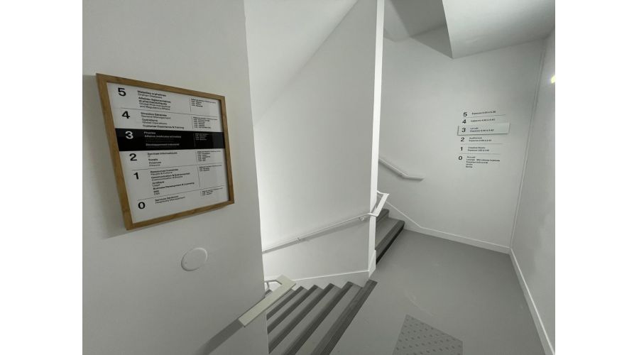 Biocodex - Signalétique du nouveau campus