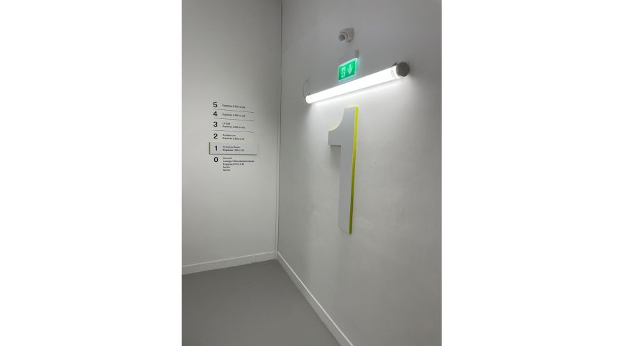 Biocodex - Signalétique du nouveau campus