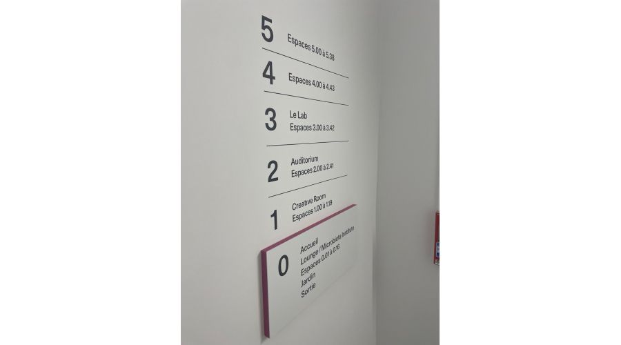 Biocodex - Signalétique du nouveau campus