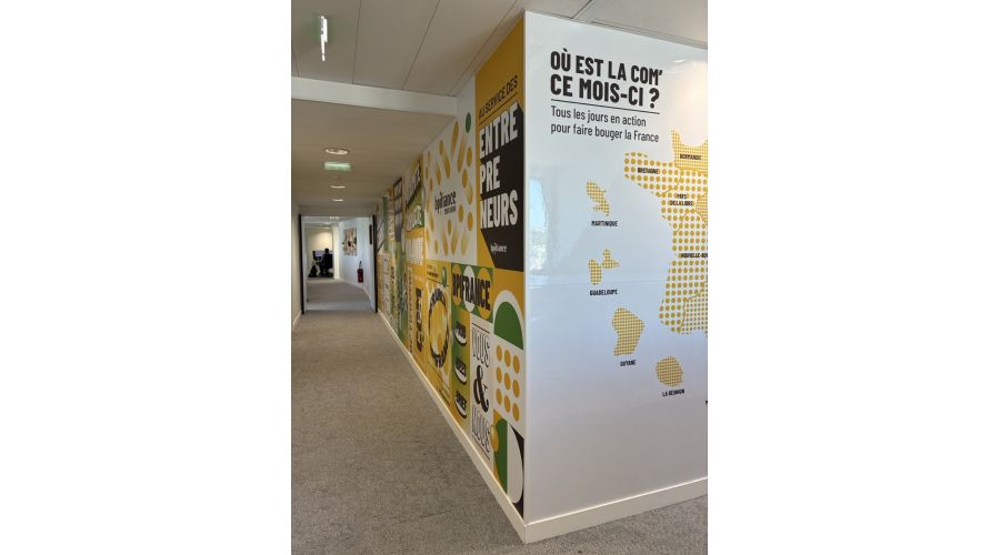 BPI France - Habillage locaux direction de la communication