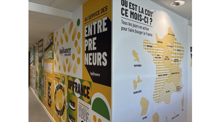 BPI France - Habillage locaux direction de la communication