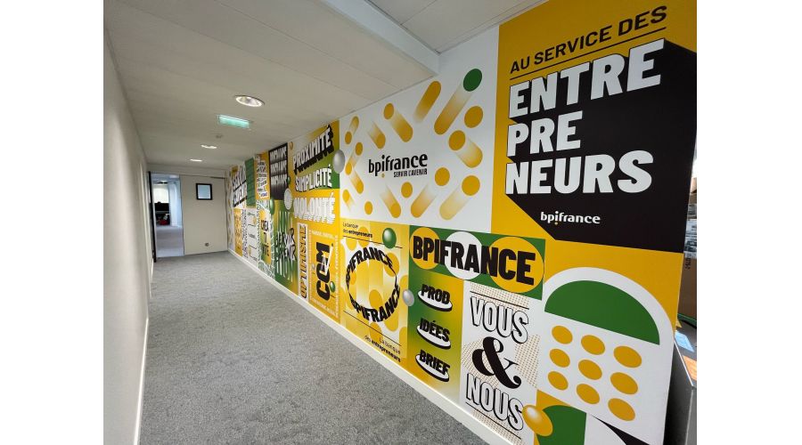 BPI France - Habillage locaux direction de la communication