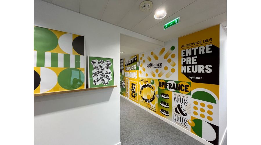BPI France - Habillage locaux direction de la communication