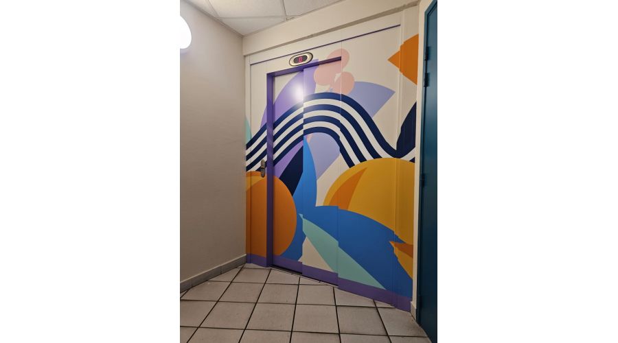 Création graphique & signalétique intérieure des résidences étudiantes Studéa Nexity 