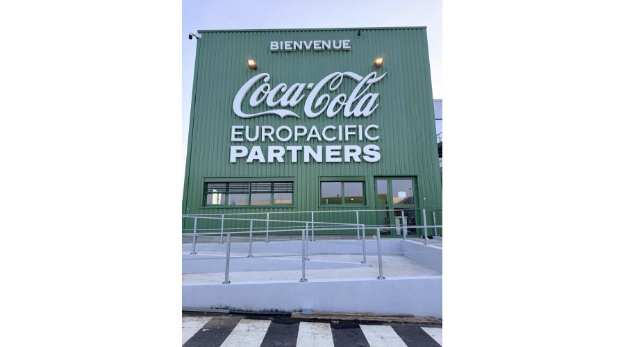 Coca Cola Signalétique Site Grigny