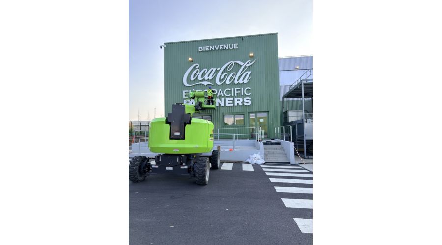 Coca Cola Signalétique Site Grigny