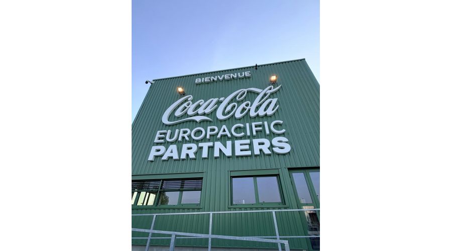 Coca Cola Signalétique Site Grigny