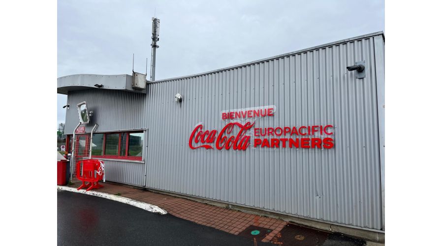 Coca Cola Signalétique Site Grigny