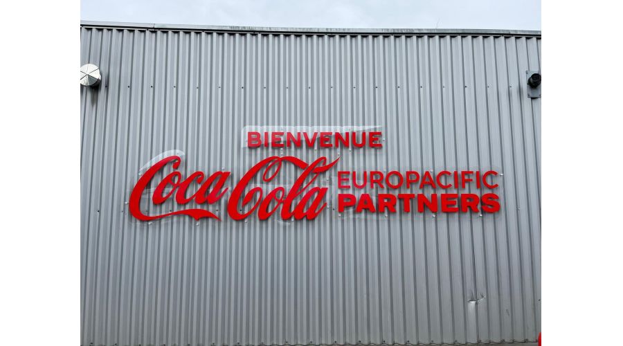 Coca Cola Signalétique Site Grigny
