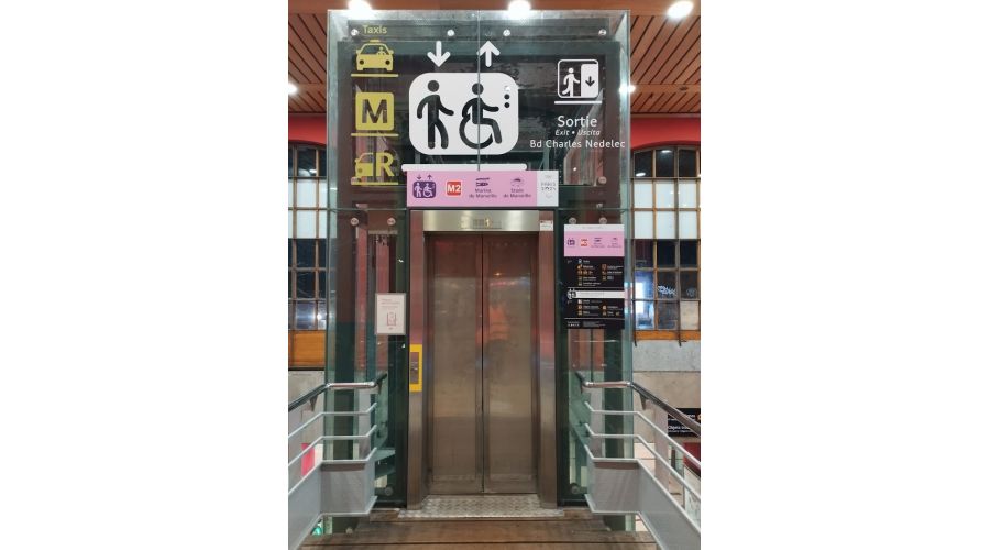 Signalétique des gares SNCF pour les JO 2024 