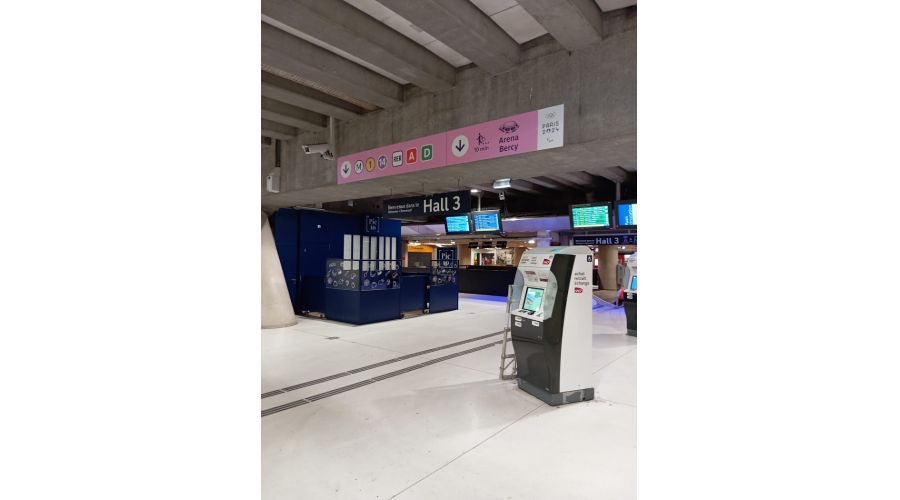 Signalétique des gares SNCF pour les JO 2024 