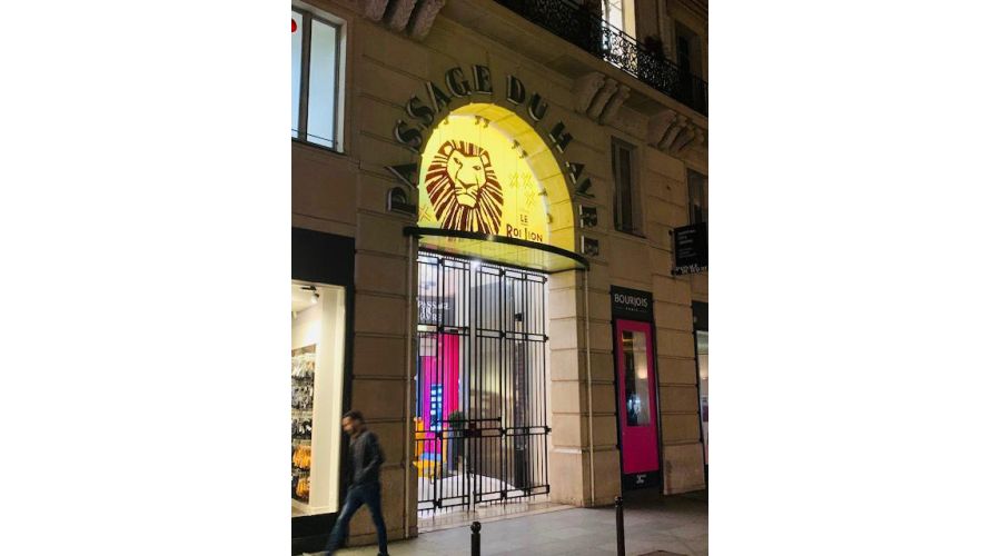 LE ROI LION THEATRE MOGADOR au Passage du Havre