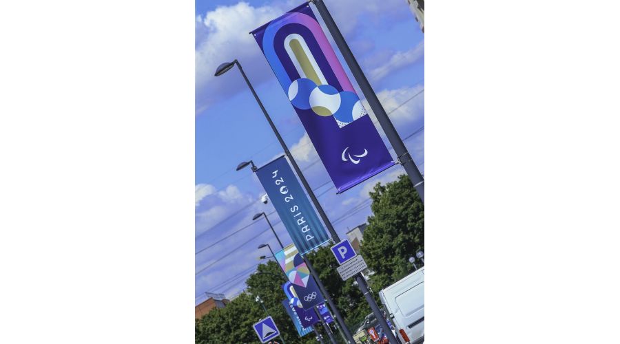 Pavoisement des JO 2024 