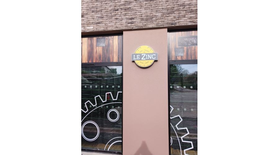 Enseigne ouverture Bar Tabac Le Zinc 