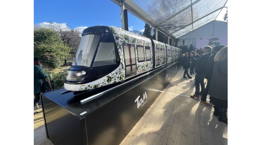 TRAMWAY 3D POLYSTYRENE - FUTUR TRAMWAY LIGNE 5 MONTPELLIER