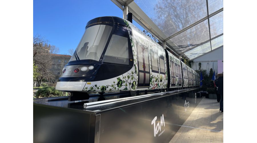 TRAMWAY 3D POLYSTYRENE - FUTUR TRAMWAY LIGNE 5 MONTPELLIER
