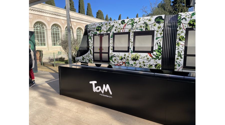 TRAMWAY 3D POLYSTYRENE - FUTUR TRAMWAY LIGNE 5 MONTPELLIER