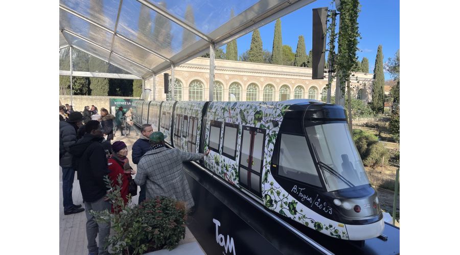 TRAMWAY 3D POLYSTYRENE - FUTUR TRAMWAY LIGNE 5 MONTPELLIER