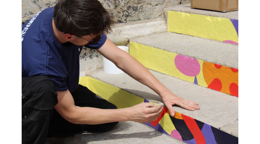 ESCALIER JAZZ A VIENNE