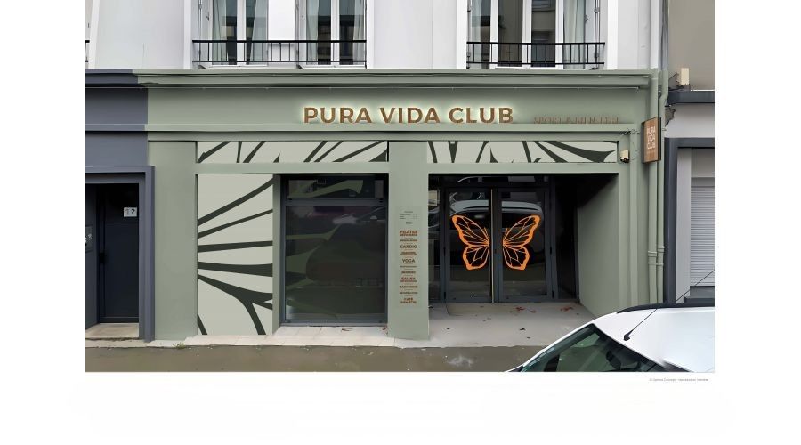 Pura Vida Club – Signature lumineuse bois