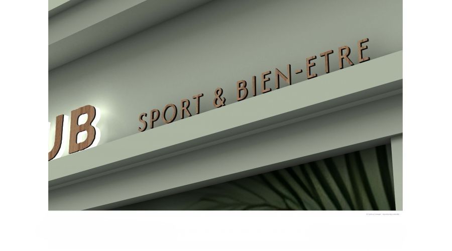 Pura Vida Club – Signature lumineuse bois