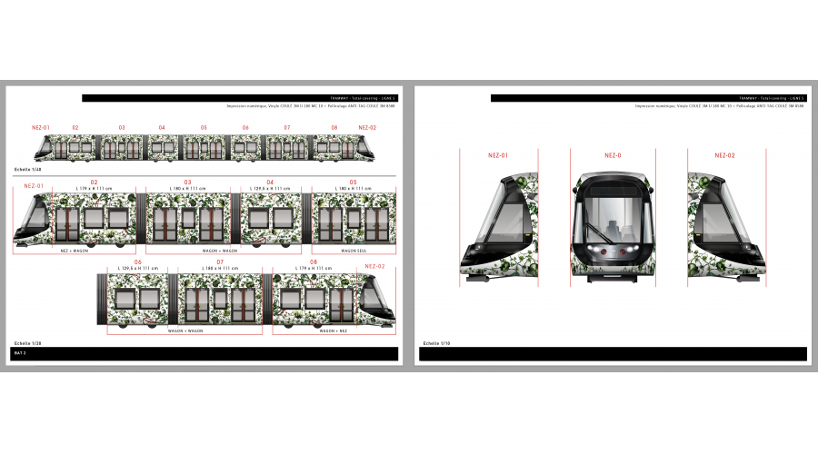 TRAMWAY 3D POLYSTYRENE - FUTUR TRAMWAY LIGNE 5 MONTPELLIER