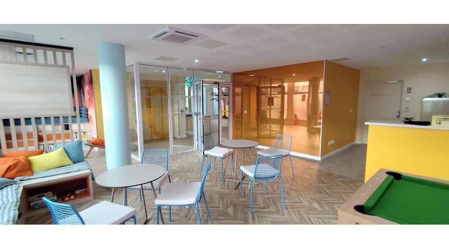 Création graphique & signalétique intérieure des résidences étudiantes Studéa Nexity 
