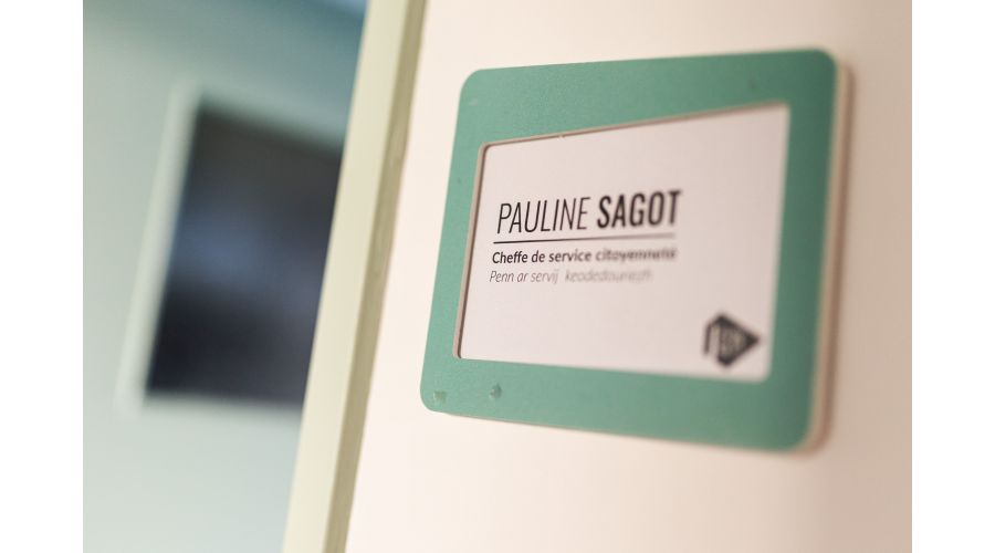 Signalétique responsable pour la Mairie de Plouguerneau