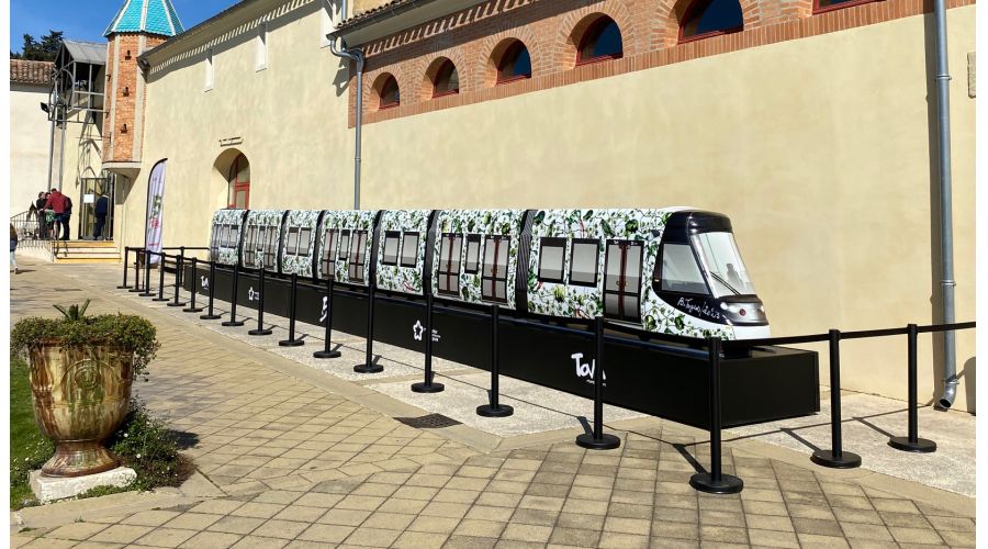 TRAMWAY 3D POLYSTYRENE - FUTUR TRAMWAY LIGNE 5 MONTPELLIER